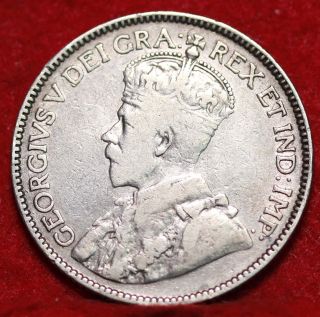 1913 Canada 25 Cent Silver Foreign Coin S/h photo