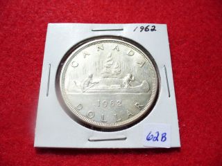 1962 Canada Silver Dollar Coin Grade See Photos 62b photo