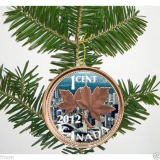 Canadian 2012 Colored Pennies Misaligned Images,  Colored Sticker Toronto photo