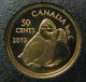 2013 Proof 50 Cents 1/25oz.  9999 Gold Inuit Art Owl Shaman Goose Canada Fifty Coins: Canada photo 3