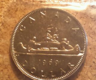 Canada 1969 Canada $1.  One Dollar Coin - Uncirculated photo