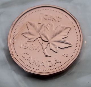 1984 Canada One Cent Proof - Like photo