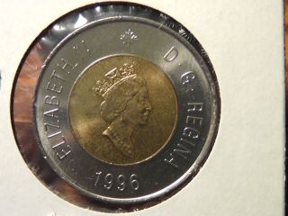 1996 Uncirculated Toonie Two Dollars photo