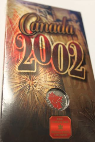 1952 - 2002 Double Dated Painted Quarter - Celebrate Canada For 135 Years photo