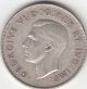 1947 Curved 7 George Vi Fifty Cent Piece Vf 20 Coins: Canada photo 1