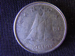 1963 - Canada 10 Cent Coin (silver) - Canadian Dime - World - 55d photo