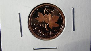 1993 Unc One Cent Coin photo