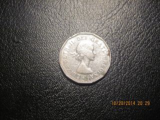 Canadian Nickel 1960 Circulated Coin photo