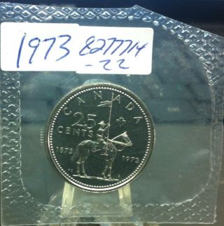 1973 Elizabeth Ii Canadian Quarter photo