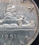 Canadian 1951 King George Vi 80 Silver Dollar 2 Coins: Canada photo 2