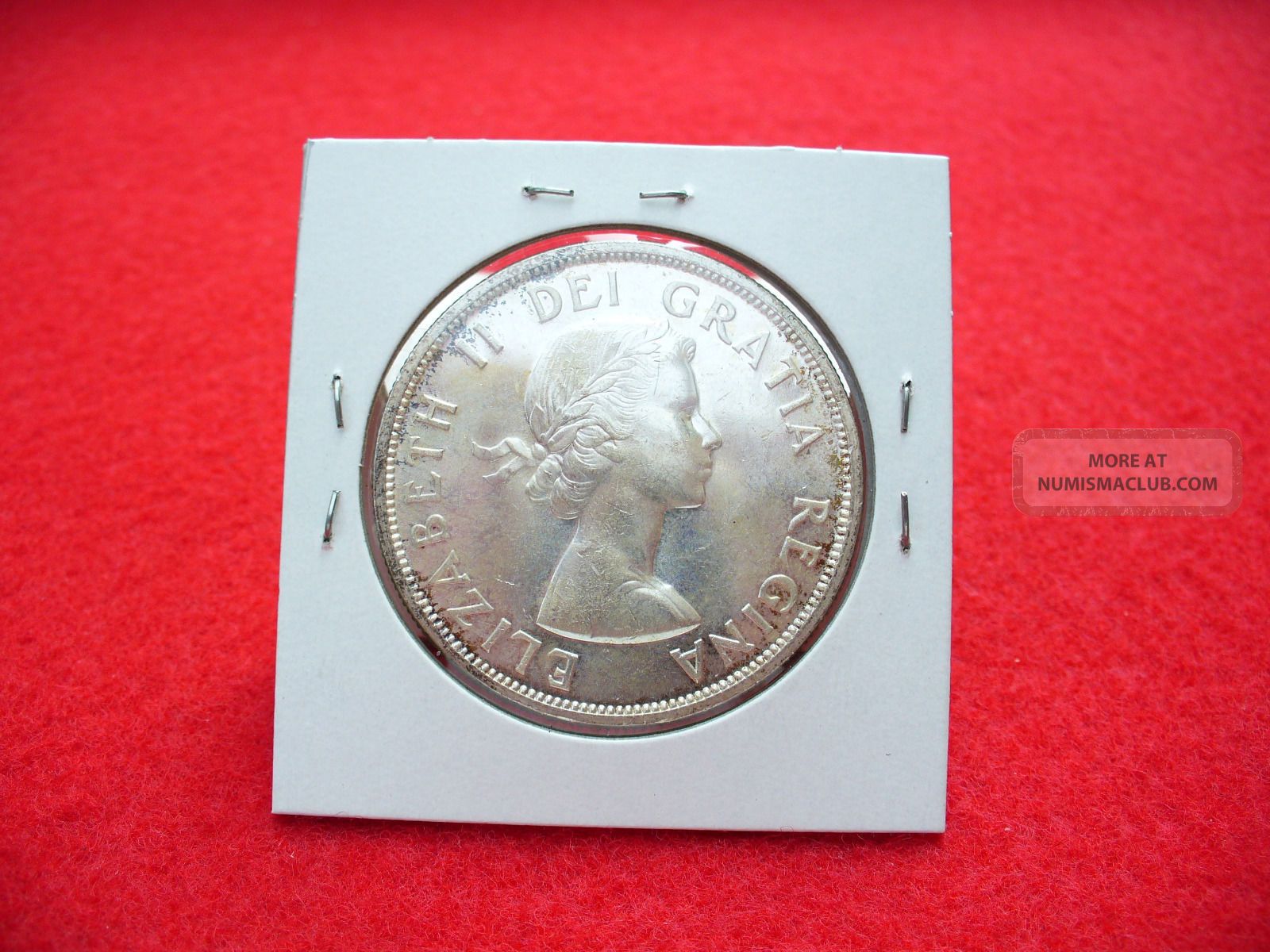 1958 Canada Silver Dollar Coin Canadian