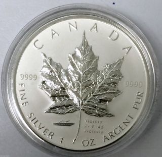 Br68 2005 $5 1 Oz.  Victory Vj - Day Privy Mark Silver Maple Leaf Canada Royal photo