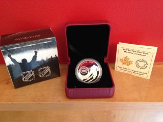1/2 Oz.  Fine Silver Coin Canada - Montreal Canadiens® - Mintage: 6,  000 (2015) photo