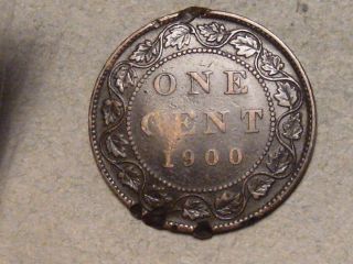 1900 Canadian Large Cent (fine Details) 2330b photo