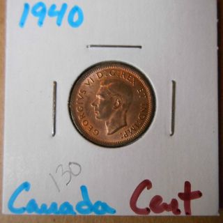 1940 One Cent Canada photo