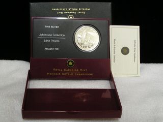 2006 Canada 20.  00 Fine Silver Coin Lighthouse With Mintage Only 20.  000 photo