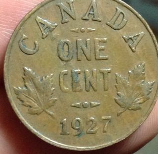 1927 Canada Small Cent - photo