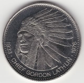 1978 Winnipeg Expired Trade Dollar - Cree - Red River Indian Dollar photo