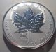 2004 Canada Silver Maple Leaf W/ Monkey Privy Mark,  Box & $5.  999 One Ounce Coins: Canada photo 1