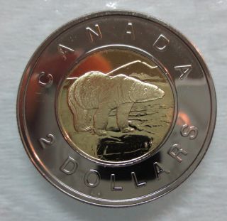 2006 Canada Toonie Proof - Like Two Dollar Double Date 1996 - 2006 Coin photo