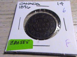 1896 Canadian Large Cent - Zbh585 photo