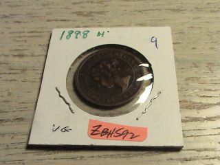 1898 H Canadian Large Cent - Zbh592 photo