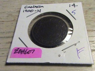 1900 H Canadian Large Cent - Zbh607 photo
