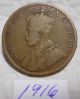 1916 Canada Large One Cent (georgivs V) Coins: Canada photo 1