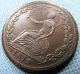1814 British Colonial Canada Wellington Halfpenny Token Copper - Detail Coins: Canada photo 3