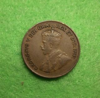 1928 Circulated Canadian Small Cent Ungraded And Uncertified photo
