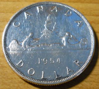 1954 Canada One Dollar (elizabeth Ii) photo