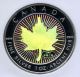 2001 Canada Silver Maple Leaf - Good Fortune - 1 Oz.  $5 Coin Ngc Sp 68 Coins: Canada photo 2