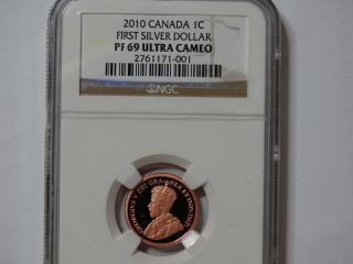 1935 - 2010 Canada Silver 1c Ngc Pf69ucam Limited Edition 