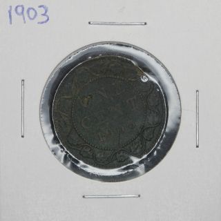 1903 Canada 1 Cent Coin photo