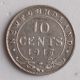 1917 10 (ten) Cent Newfoundland Canada Canadian Old Silver Coin Coins: Canada photo 1