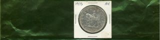 1973 Canada Silver Dollar Rcmp Unc.  Au.  (look) photo