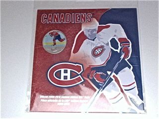 2009 - 10 Montreal Canadiens 50 Cent Coin Royal Pack photo