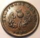 1832 Token Of Nova Scotia Victoria Half Penny Token Coins: Canada photo 1