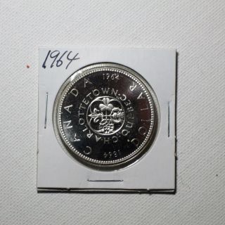 Canadian Silver Dollar Year 1964 photo