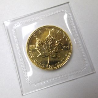 1985 Canada 1/10 Oz.  9999 Gold Maple Leaf (bu) photo