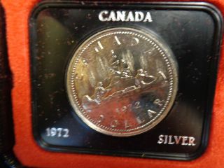 1972 Canada Silver Dollar Coin photo