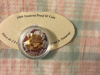 Canada 1999 Silver Proof Toonie Coin photo