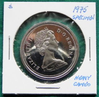 Canadian Gem 1975 Voyageur Nickel Dollar State Coin photo