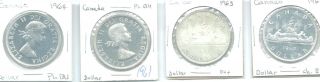 Canada 12 Silver Dollars 1961 - 86 Bu To Proof - Like Bu Many Choice photo