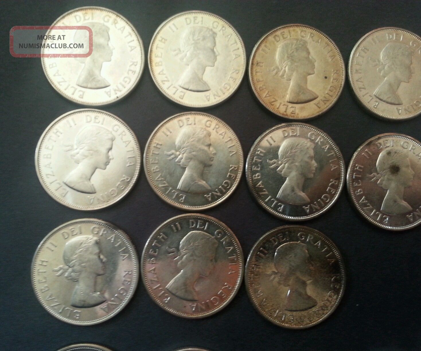 Canadian Silver Half Dollars