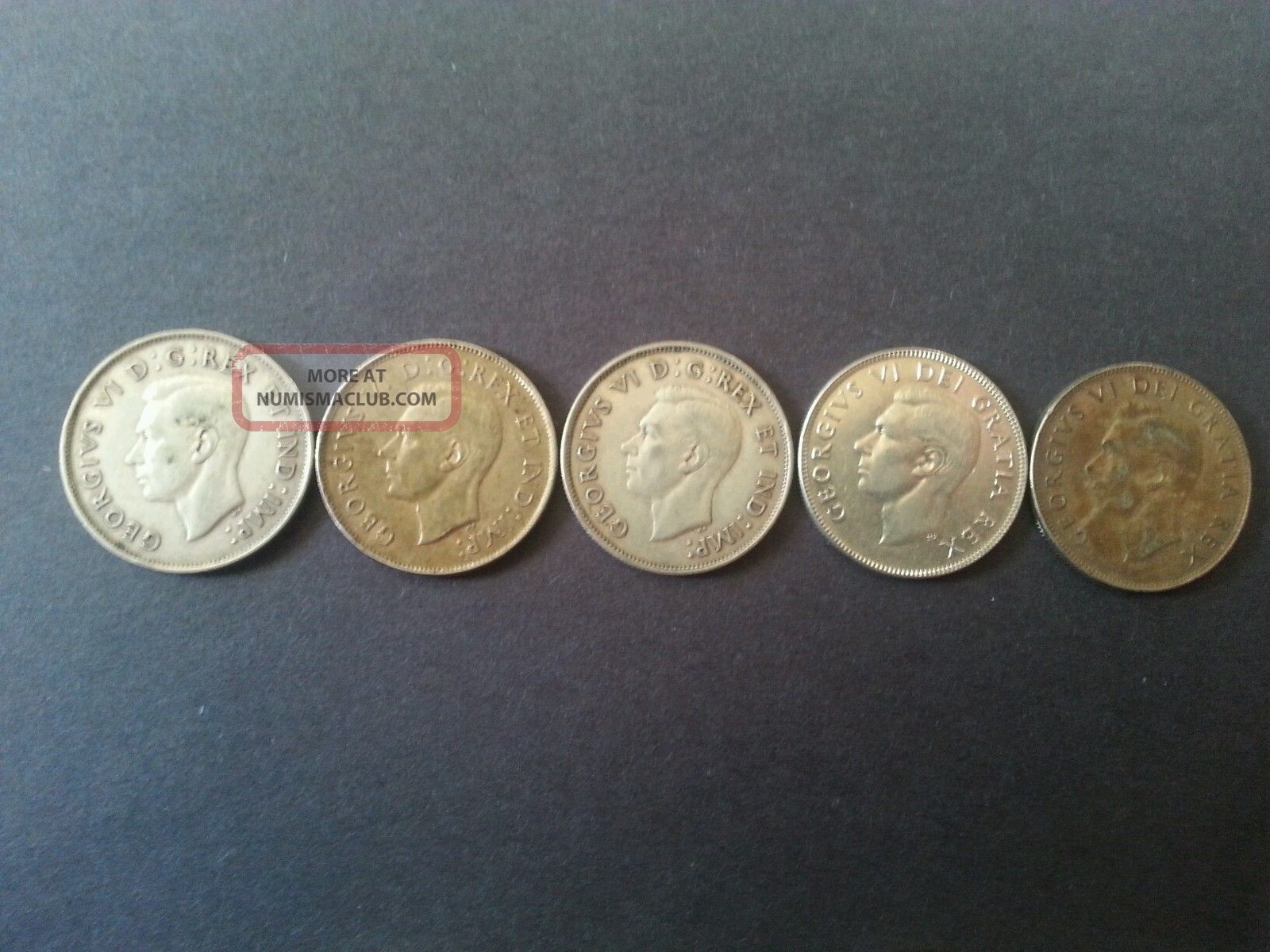 Canadian Silver Half Dollars