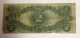 1917 $2 Dollar Red Seal Bracelet Large Currency Note Us Large Size Notes photo 4