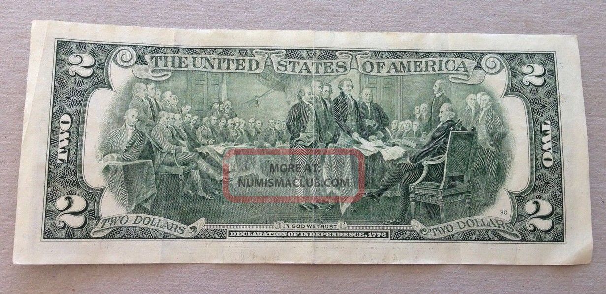 2003 2 Dollar Bills rare Printing Errors Circulated