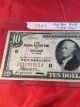 1929 $10 National Brown Seal Note Federal Reserve Bank Chicago, Paper Money: US photo 1