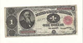 Series 1891 $1 Large Size Treasury Note photo